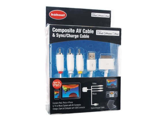 Composite AV Cable & Sync/Charge Cable